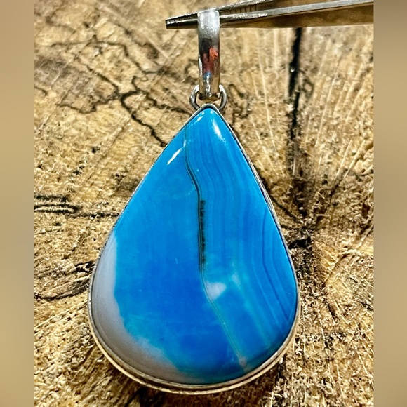 Blue Botswana Agate 2” - Picture 8 of 10